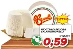 MA Supermercati Ricotta di pecora salata Brunelli offerta