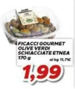 MA Supermercati Ficacci Gourmet olive verdi schiacciate etnea offerta