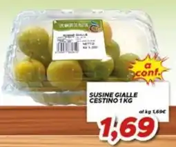 MA Supermercati Susine gialle cestino offerta