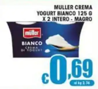Sacoph Müller crema bianco offerta