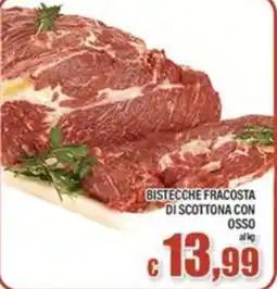 Top Supermercati Bistecche fracosta di scottona con osso offerta