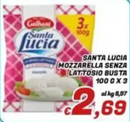 Idromarket Santa Lucia Mozzarella Senza Lattosio offerta