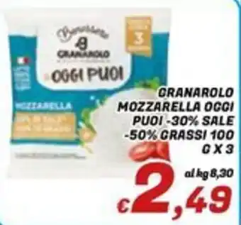 Idromarket Granarolo mozzarella oggi puoi offerta