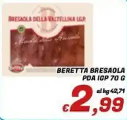 Idromarket Beretta bresaola offerta