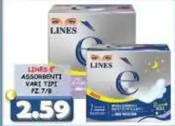MercADone Lines assorbenti vari tipi offerta