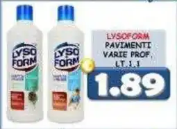 MercADone Lysoform pavimenti varie prof. offerta