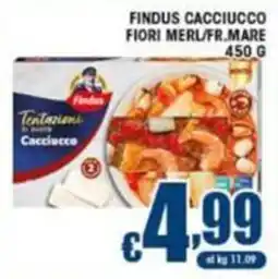 Sacoph Findus Tentazioni in brodo Cacciucco offerta