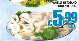 Sacoph Anelli di totano gigante dec. offerta