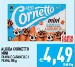 Supermercati Agorà Algida Cornetto Mini Panna e Caramello offerta