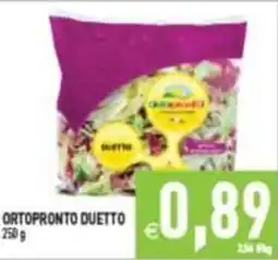 Supermercati Agorà Ortopronto duetto offerta