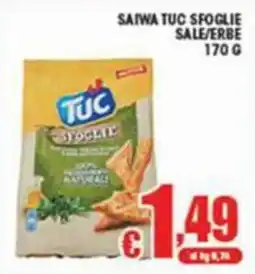 Sacoph Saiwa Tuc Sfoglie Sale/Erbe offerta