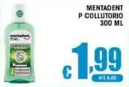 Sacoph Mentadent P Collutorio offerta
