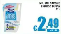 Sacoph Mil Mil Sapone liquido offerta