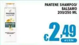 Sacoph Pantene shampoo/balsamo offerta