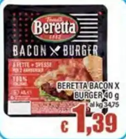 Top Supermercati Beretta Bacon X Burger offerta