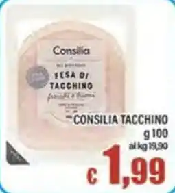 Top Supermercati Consilia fesa di tacchino offerta