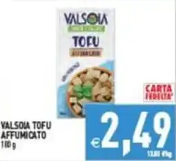 Supermercati Agorà Valsolia tofu affumicato offerta