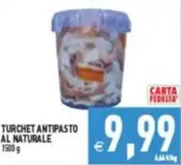 Supermercati Agorà Turchet antipasto al naturale offerta
