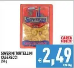 Supermercati Agorà Soverini tortellini caserecci offerta