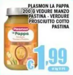 Sacoph Plasmon la pappa pastina - verdure prosciutto cotto pastina offerta