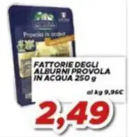MA Supermercati Fattorie degli Alburni provola in acqua offerta