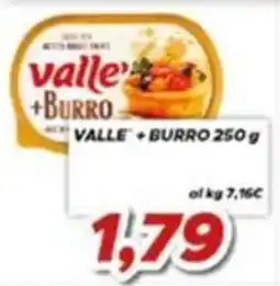 MA Supermercati Valle' + Burro offerta