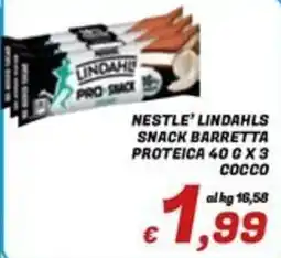 Idromarket Nestle' Lindahls Snack Barretta Proteica offerta