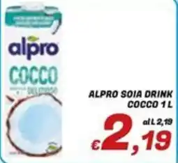 Idromarket Alpro soia drink cocco offerta