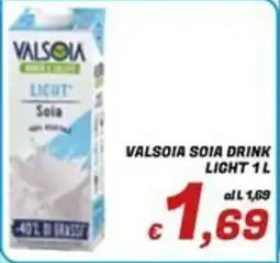 Idromarket Valsoia soia drink light offerta