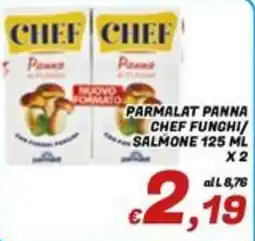 Idromarket Parmalat Panna Chef Funghi/Salmone offerta