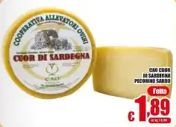 Gesad Supermercati Cao cuor di sardegna pecorino sardo offerta