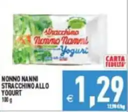 Supermercati Agorà Nonno Nanni Stracchino allo Yogurt offerta