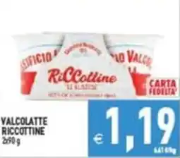 Supermercati Agorà Valcolatte Riccotine offerta