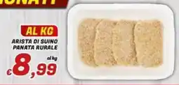 Idromarket Arista di suino panata rurale offerta