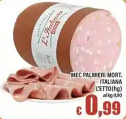 Top Supermercati Mec palmieri mort. italiana offerta