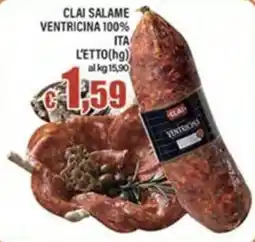 Top Supermercati Clai Ventricina offerta