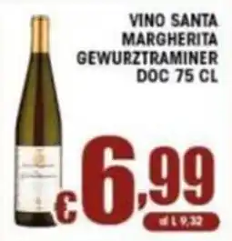 Sacoph Vino Santa Margherita Gewurztraminer Doc offerta