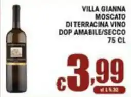 Sacoph Villa Gianna Moscato di Terracina Vino offerta