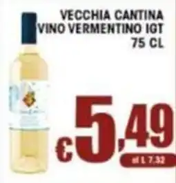 Sacoph Vecchia Cantina Vino Vermentino IGT offerta