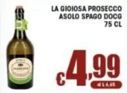 Sacoph La gioiosa prosecco asolo spago docg offerta