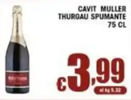 Sacoph Cavit Muller Thurgau Spumante offerta