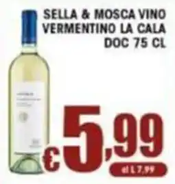 Sacoph Sella & Mosca Vino Vermentino La Cala offerta