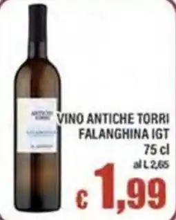 Top Supermercati Vino Antiche Torri Falanghina IGT offerta