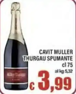 Top Supermercati Cavit Muller Thurgau Spumante offerta