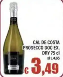 Top Supermercati Cal de Costa Prosecco Doc Ex. Dry offerta