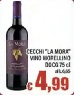 Top Supermercati Cecchi "La Mora" vino morellino DOCG offerta