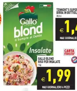 Supermercati Agorà Gallo blond riso per insalate offerta