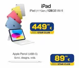 Euronics Tufano iPad (11°Gen.) 128GB Wi-fi offerta