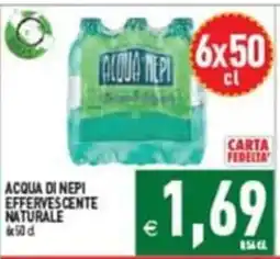 Supermercati Agorà Acqua di Nepi effervescente naturale offerta