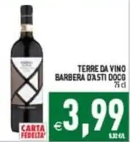 Supermercati Agorà Terre da Vino Barbera d'Asti DOCG offerta